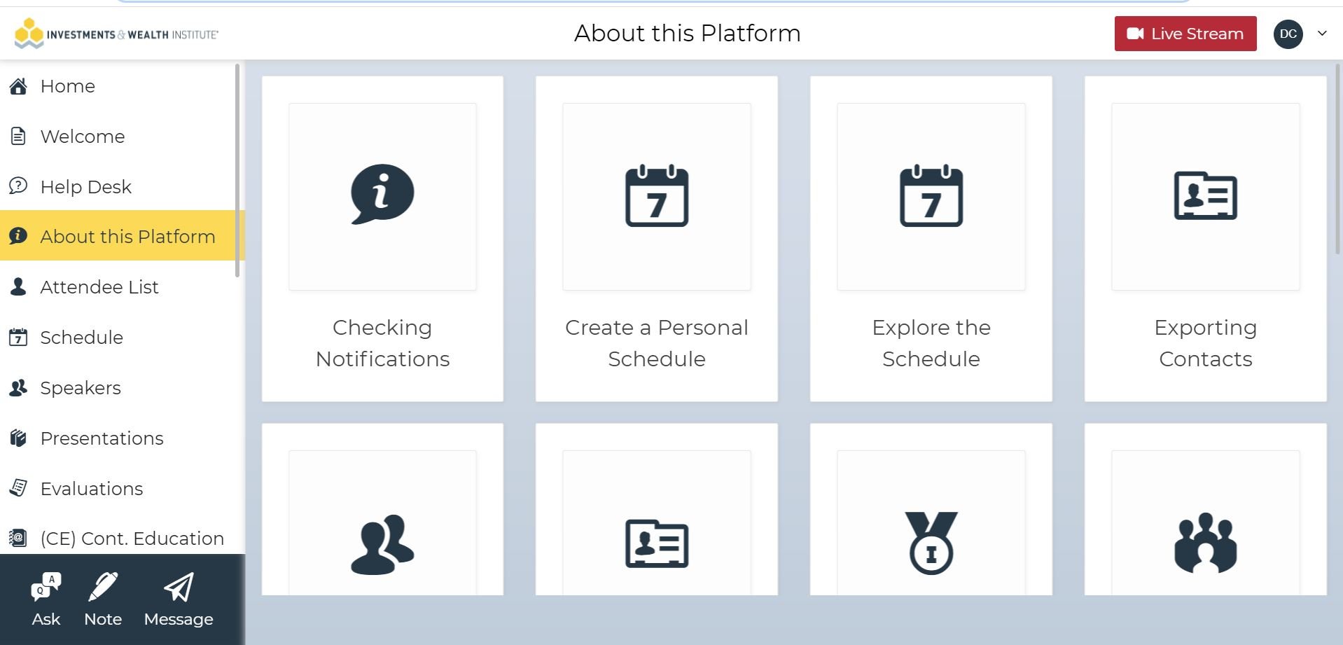 about platfrom screenshot