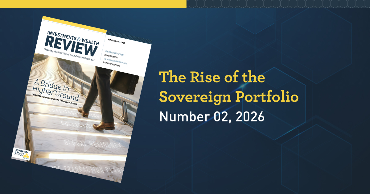 The Rise of the Sovereign Portfolio