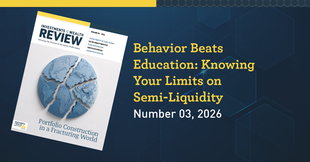 Behavior Beats Education
