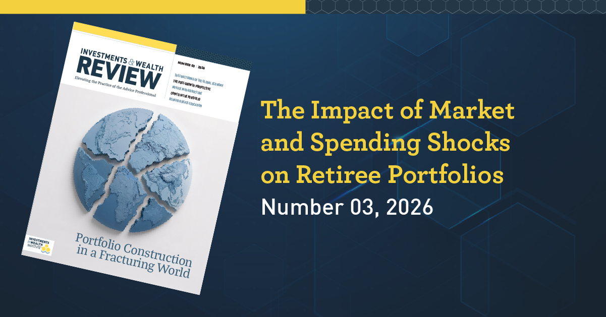 The Impact of Market and Spending Shocks on Retiree Portfolios