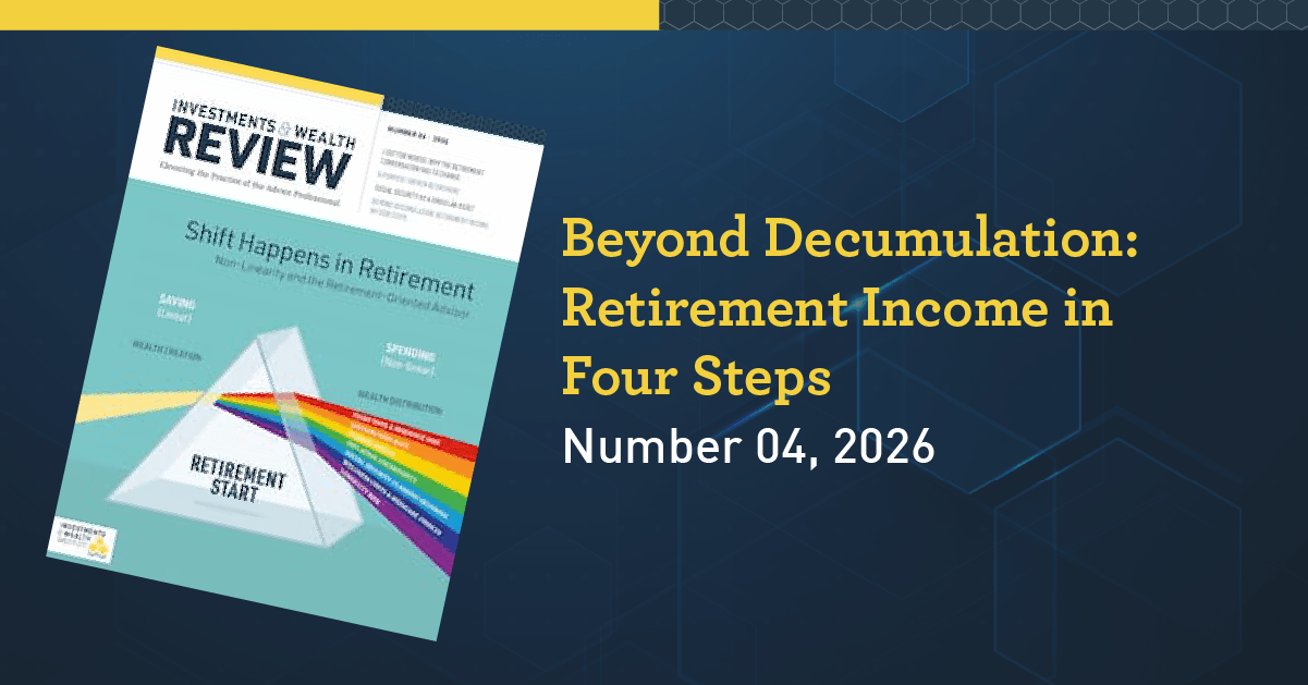 Beyond Decumulation