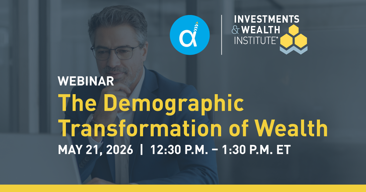 The Demographic Transformation of Wealth - Sponsored Webinar