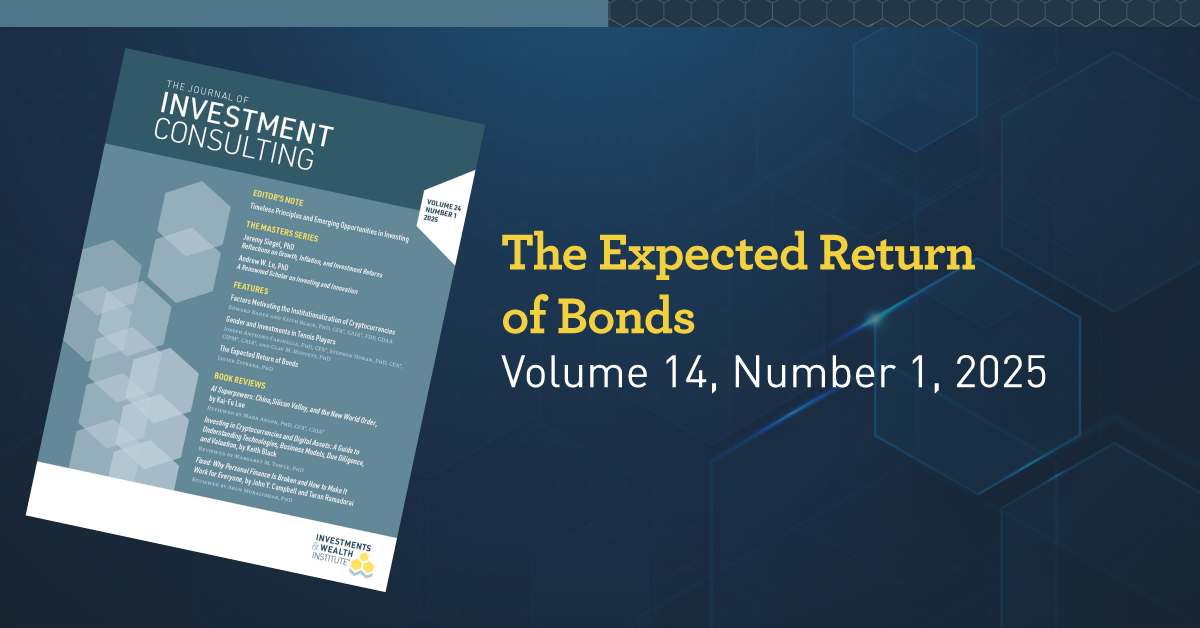 The Expected Return of Bonds