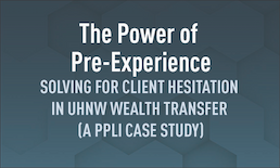 The Power of Pre-Experience