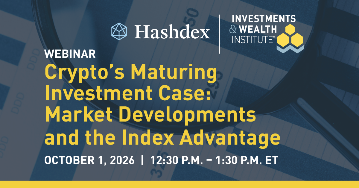 Crypto’s Maturing Investment Case: Market Developments and the Index Advantage